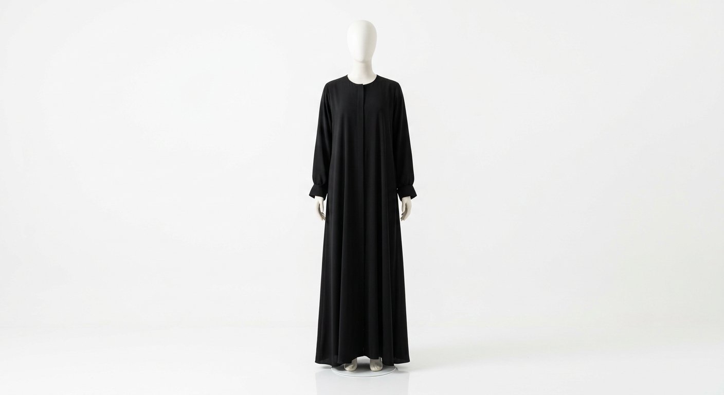 Amani Classic Black Abaya — Abayas